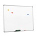 QUADRO BRANCO MAGNETICO C/CAIXILHO EM ALUMINIO 1200X900 MM